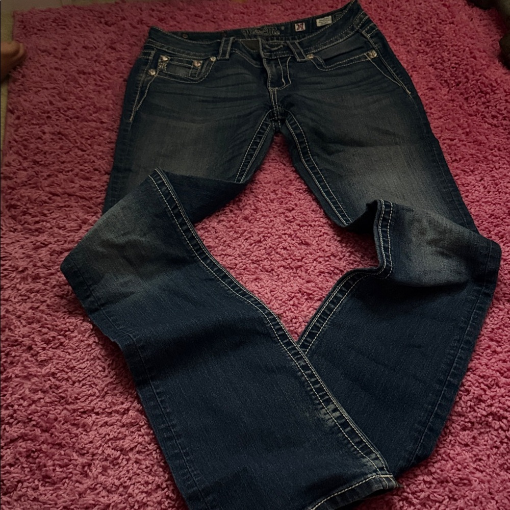 Miss Me Dark Indigo Bootcut Jeans